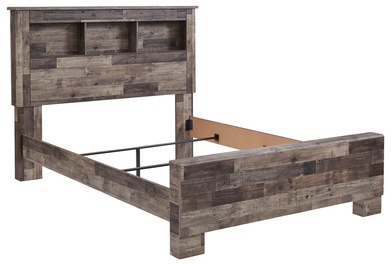 Derekson Gray Queen Panel Bed B200B6