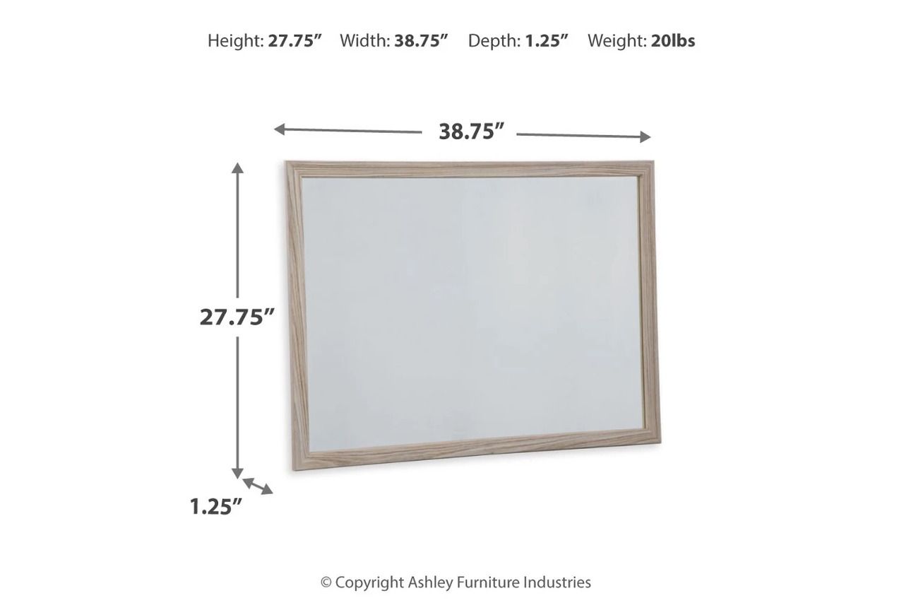 Hasbrick Tan Bedroom Mirror B207536