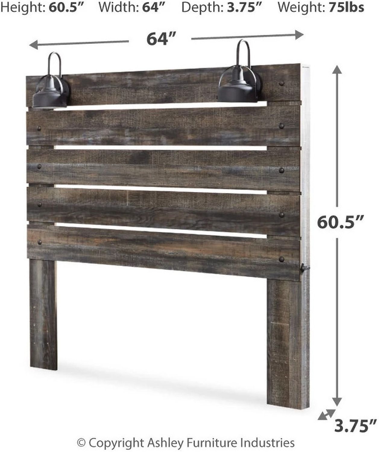Drystan Multi Queen Panel Headboard Only B21157