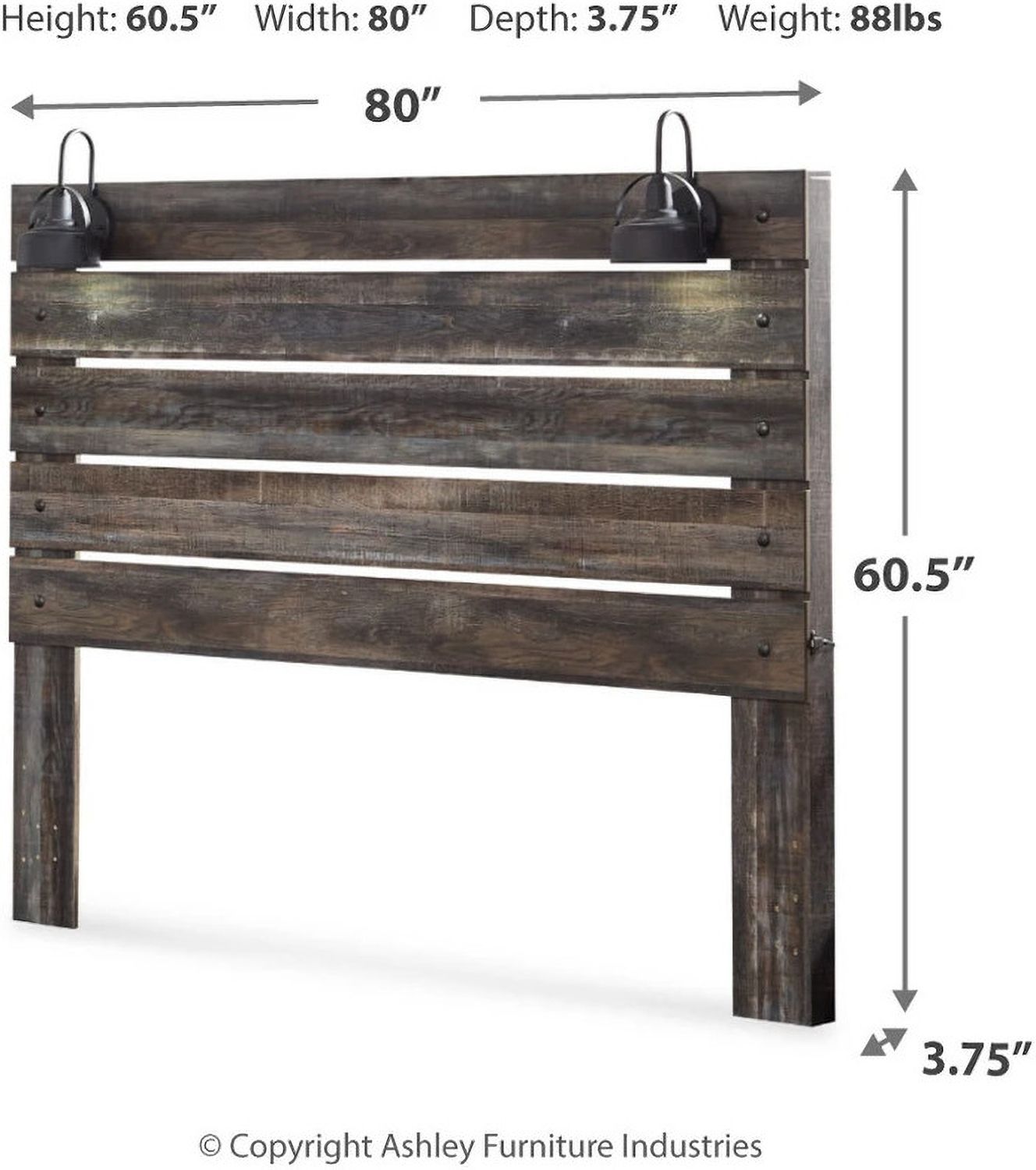 Drystan Multi King Panel Headboard Only B21158