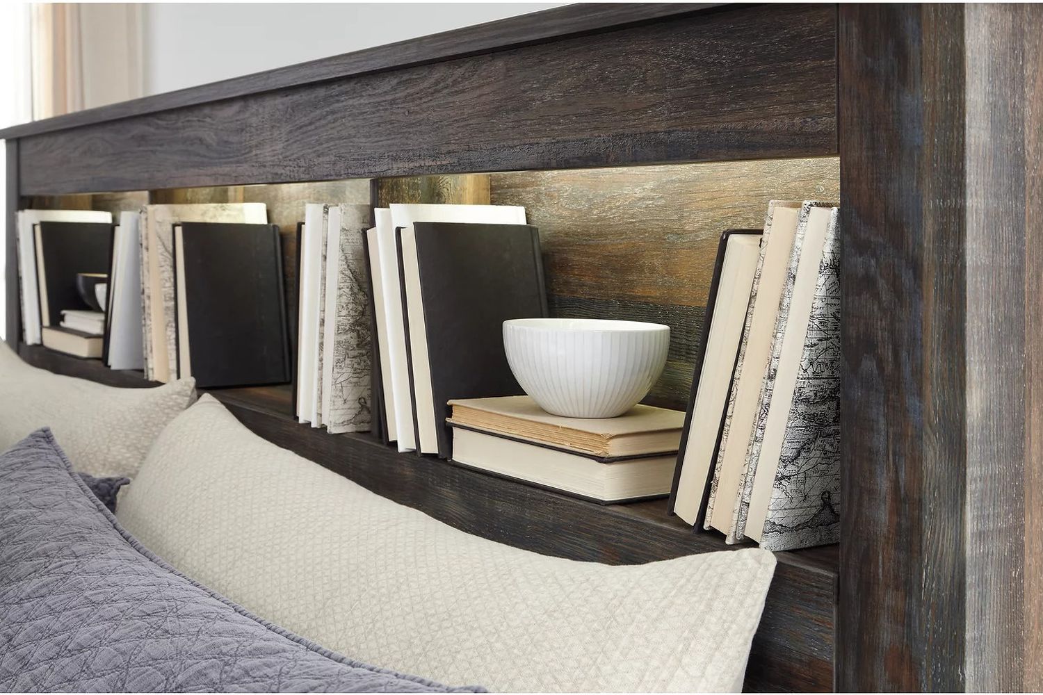 Drystan Multi Queen Bookcase Headboard Only B21165