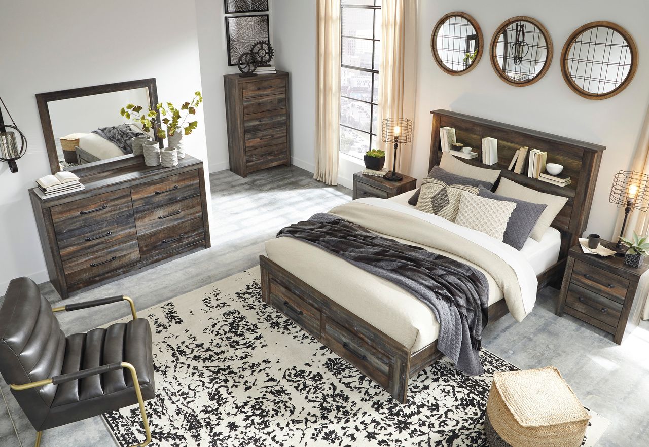 Drystan Multi Queen Bookcase Headboard Only B21165
