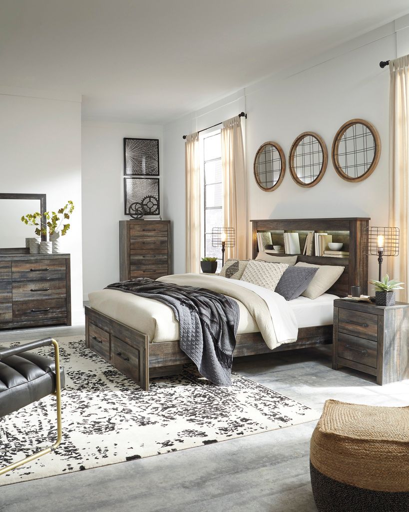 Drystan Multi Queen Bookcase Headboard Only B21165