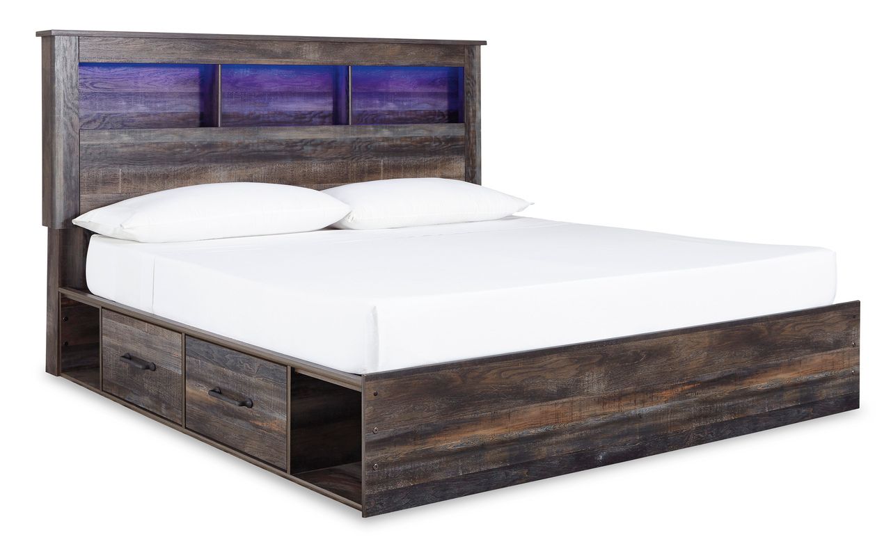 Drystan Multi King/California King Bookcase Headboard Only B21169