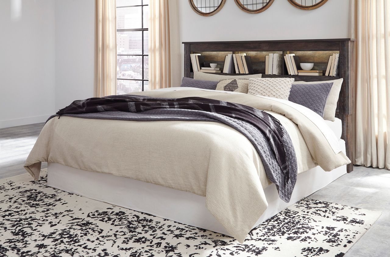 Drystan Multi King/California King Bookcase Headboard Only B21169