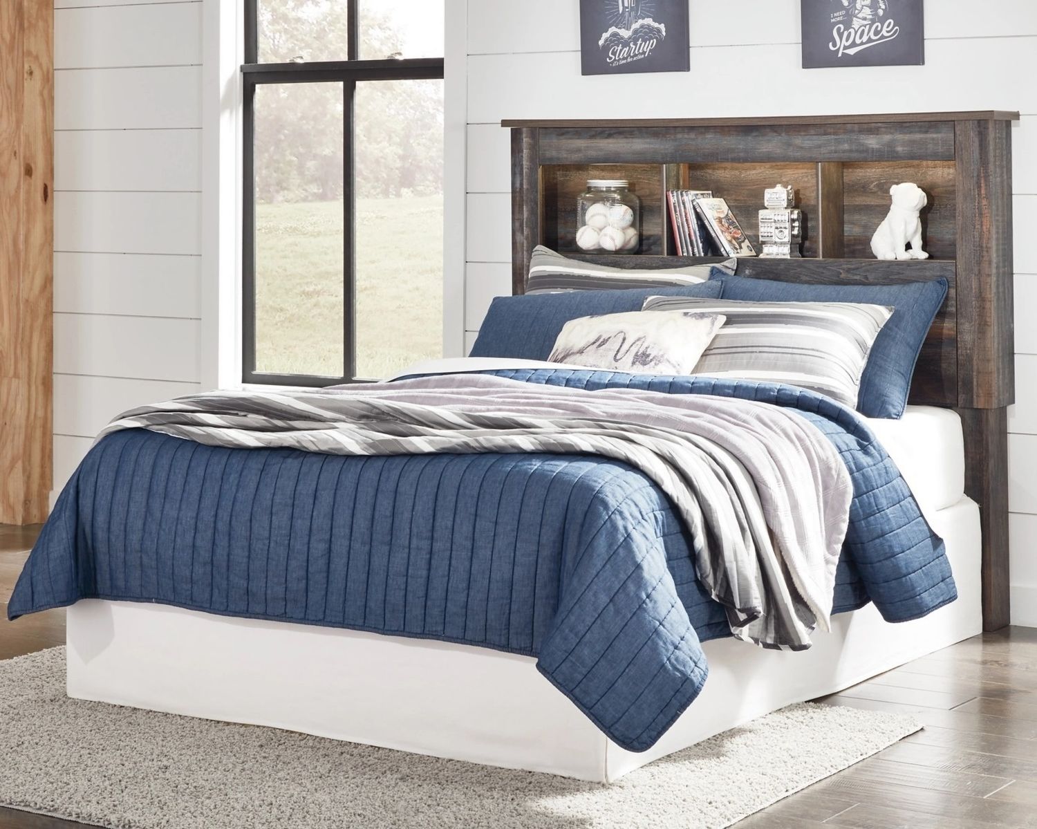 Drystan Multi Full Bookcase Headboard Only B21185