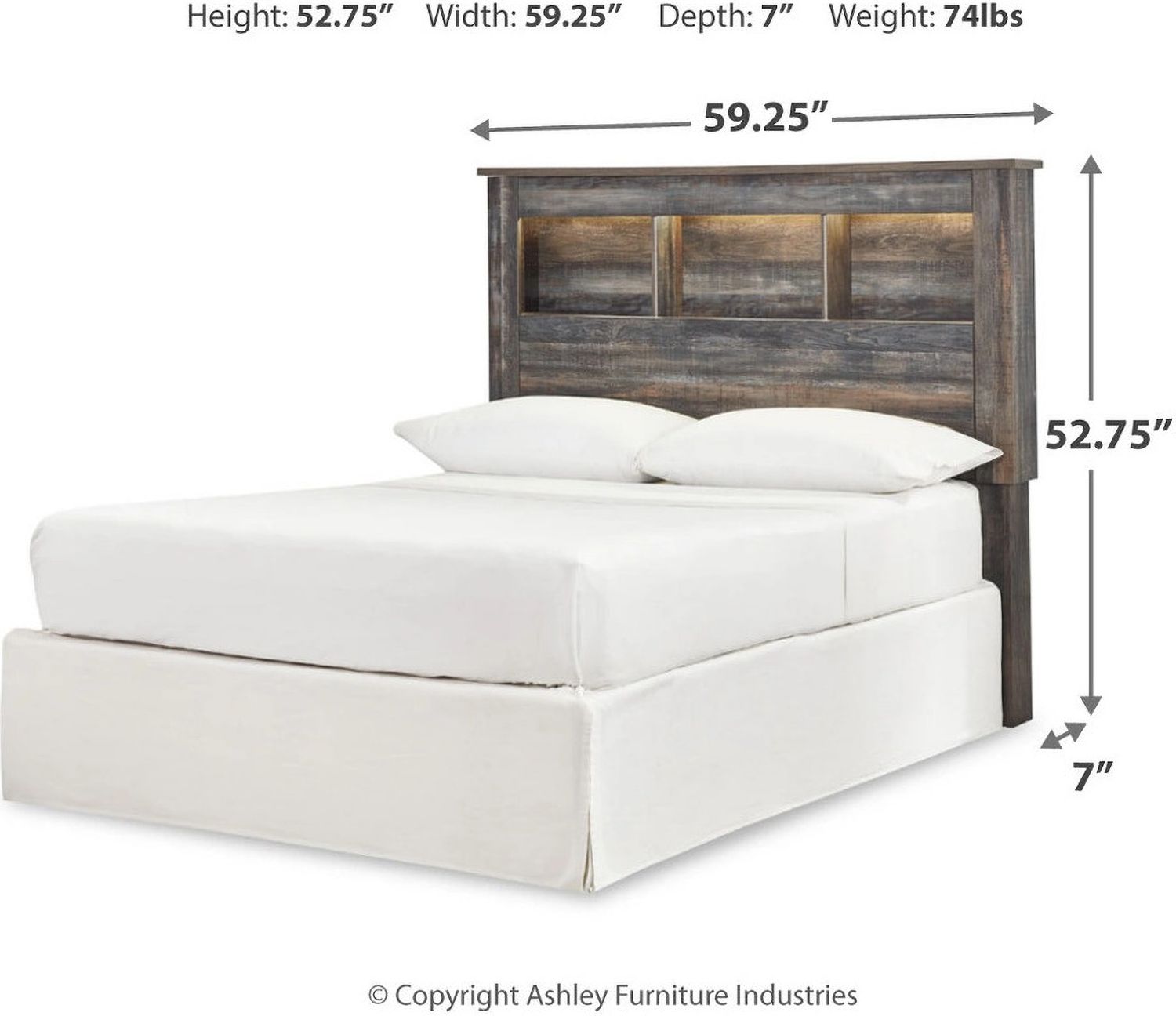 Drystan Multi Full Bookcase Headboard Only B21185
