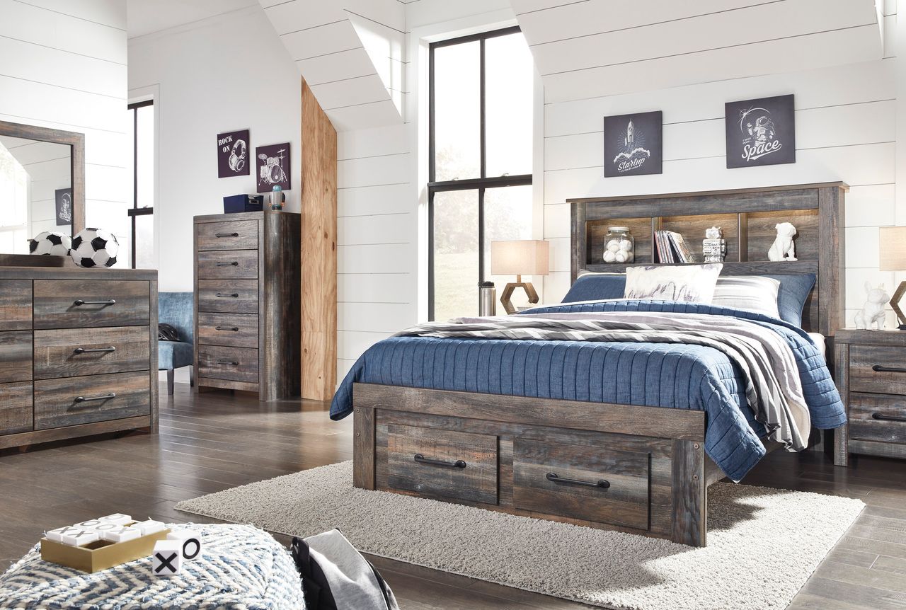Drystan Multi Full Bookcase Headboard Only B21185