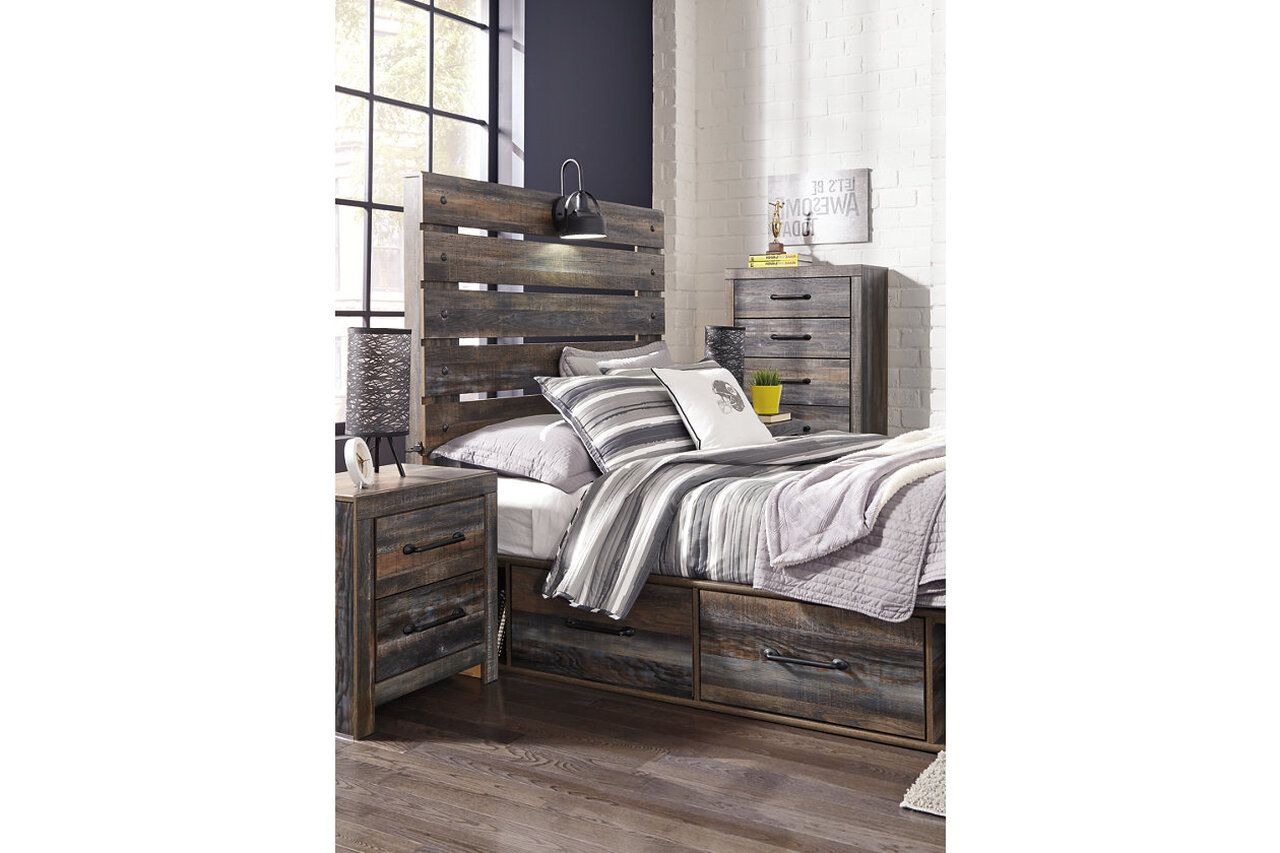 Drystan Multi Full Panel Bed with Two Underbed Storage B211B12