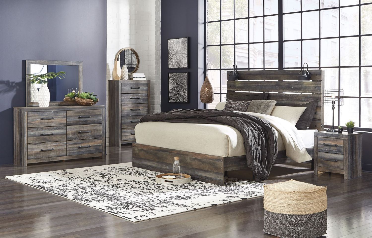 Drystan Multi King Panel Bed B211B14
