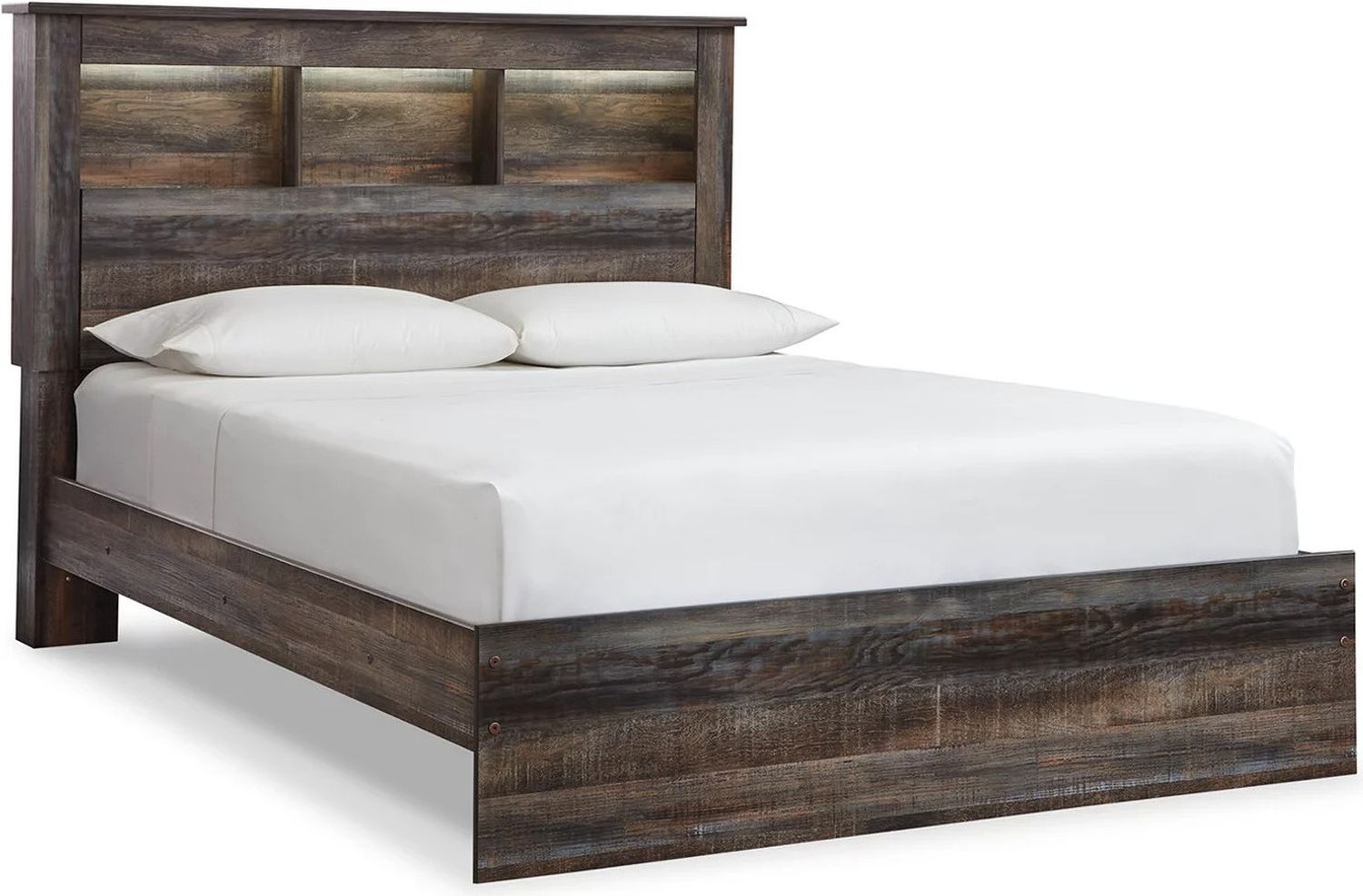 Drystan Multi Queen Bookcase Panel Bed B211B16