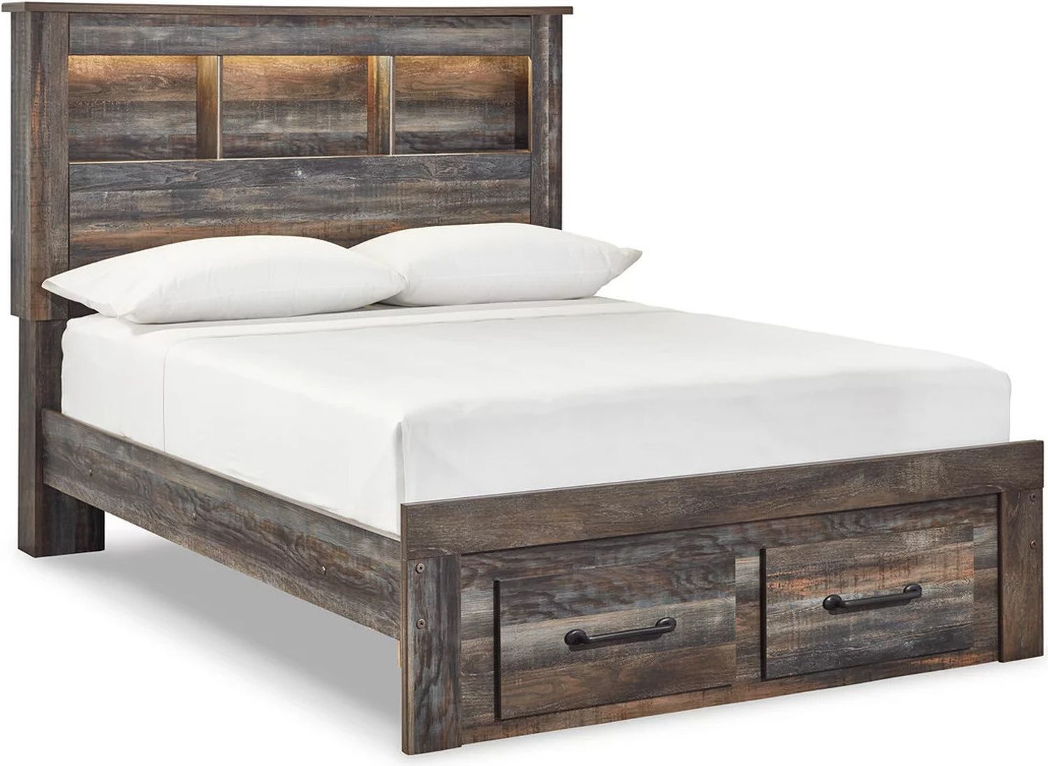 Drystan Multi Full Bookcase Storage Bed B211B21