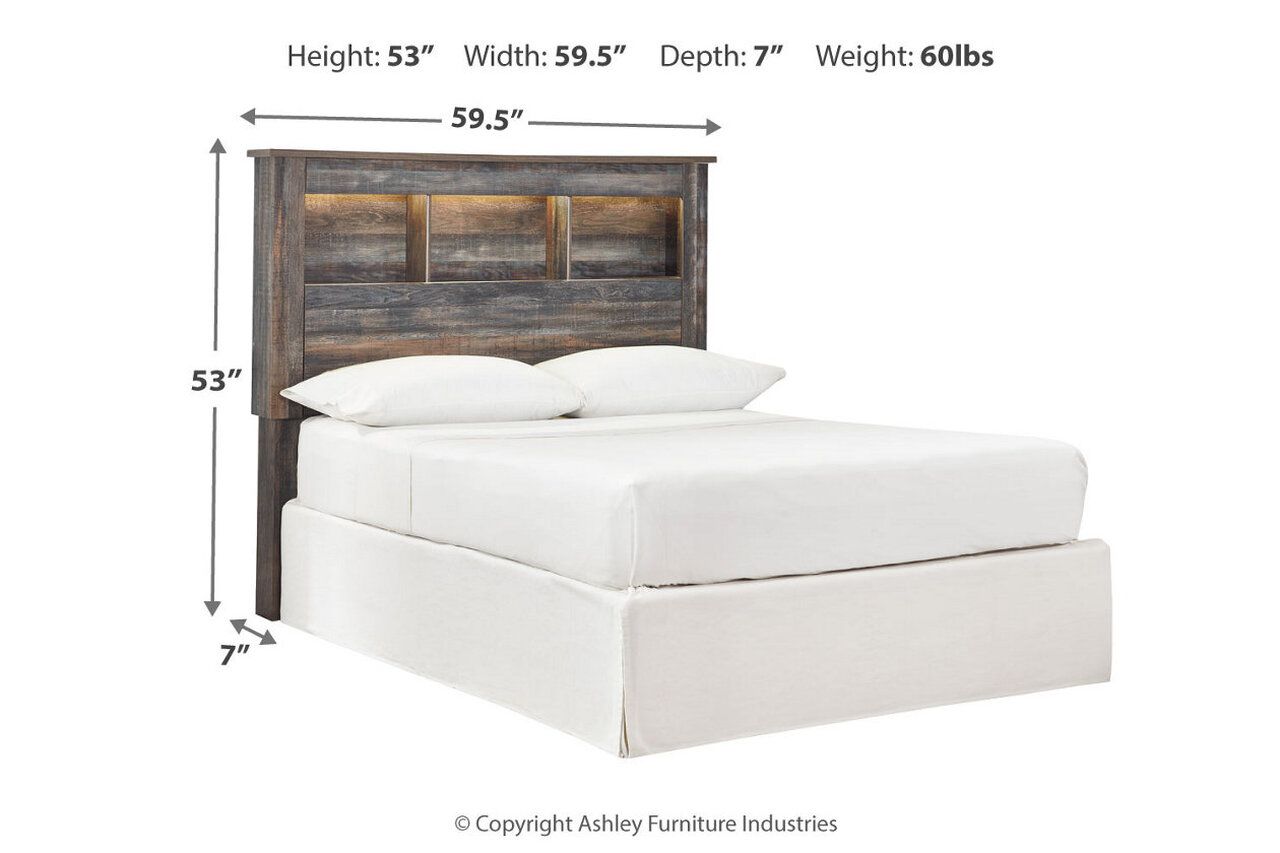 Drystan Multi Full Bookcase Storage Bed B211B21