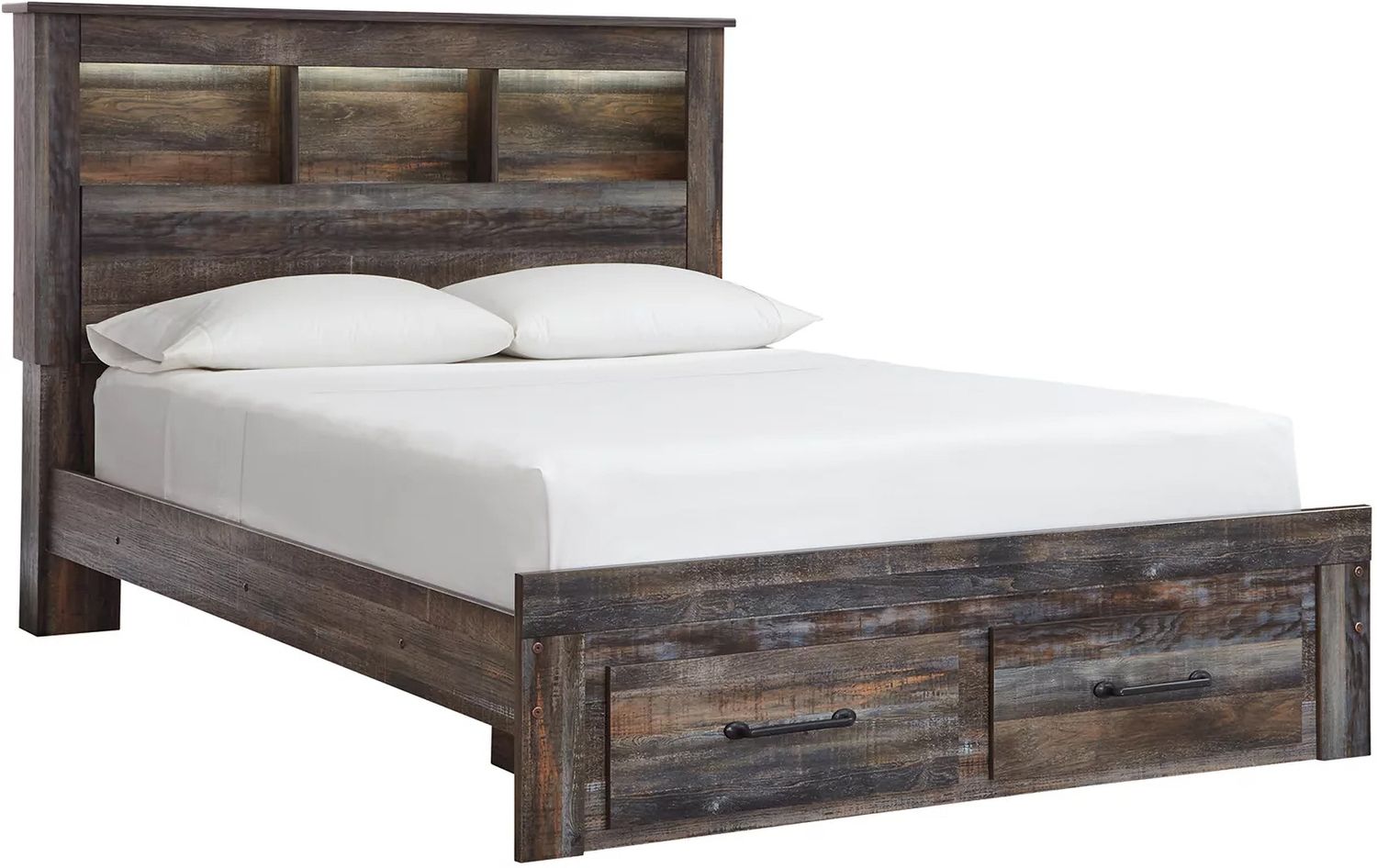 Drystan Multi Queen Bookcase Storage Bed B211B23