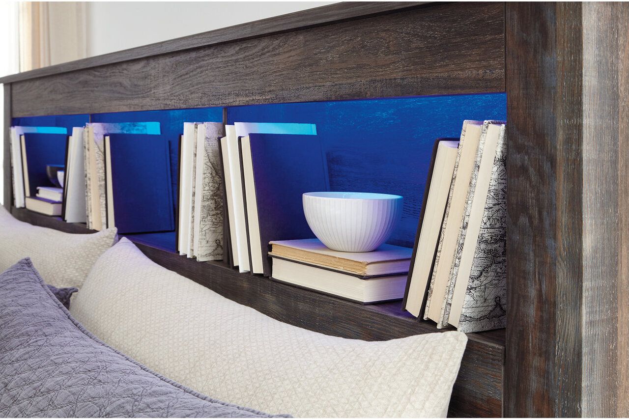 Drystan Multi Queen Bookcase Storage Bed B211B23