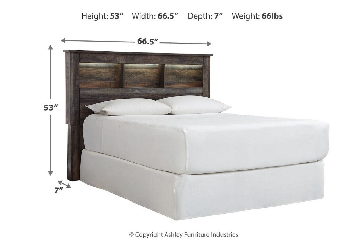 Drystan Multi Queen Bookcase Storage Bed B211B23