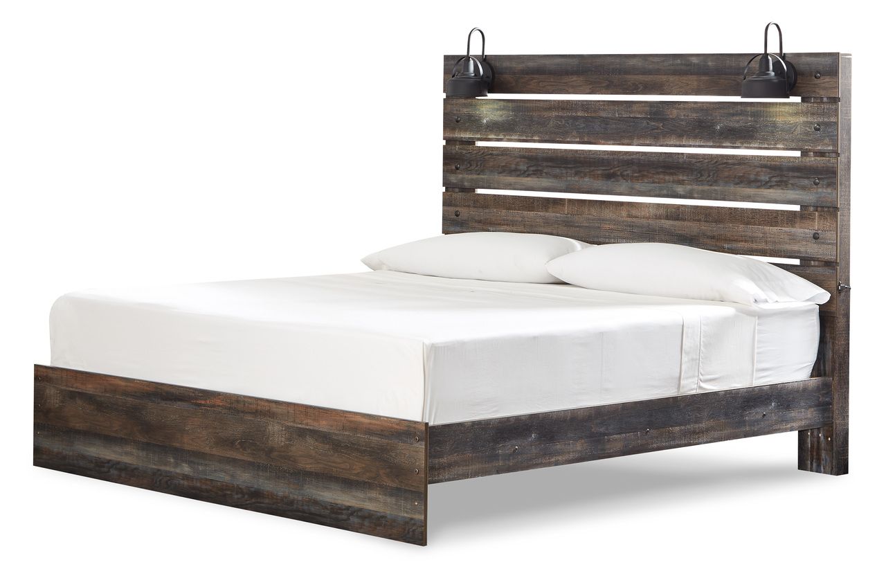 Drystan Multi King Bookcase Storage Bed B211B27