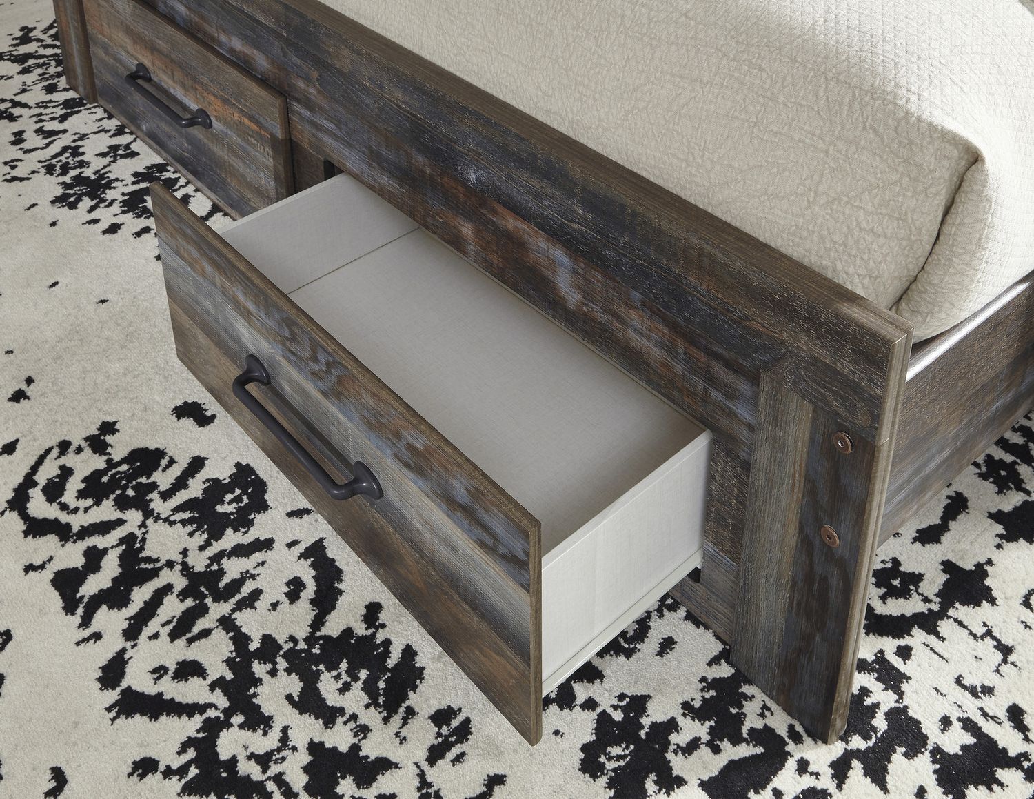 Drystan Multi King Bookcase Storage Bed B211B27