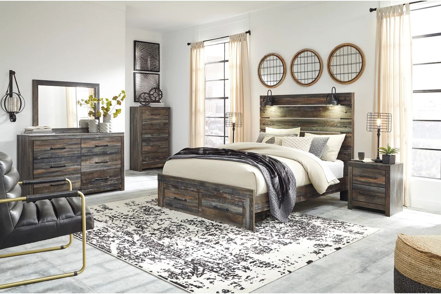 Drystan Multi Queen Panel Storage Bed B211B29