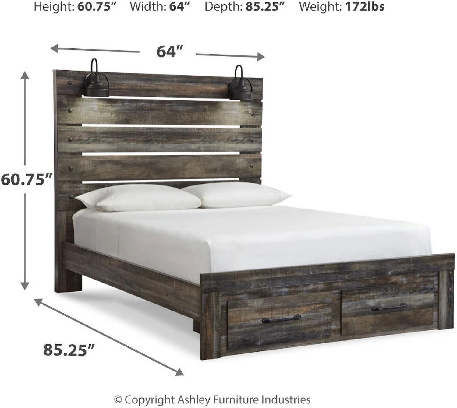 Drystan Multi Queen Panel Storage Bed B211B29