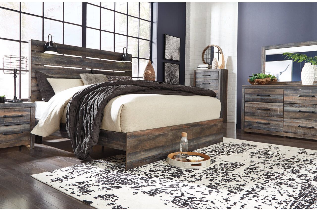 Drystan Multi King Panel Bed with Two Underbed Storage B211B54