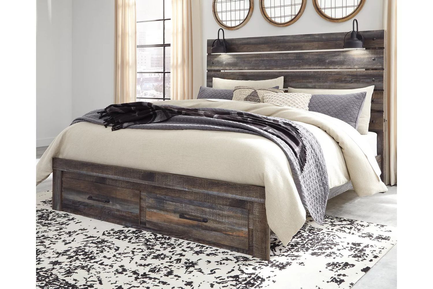 Drystan Multi King Panel Storage Bed B211B55
