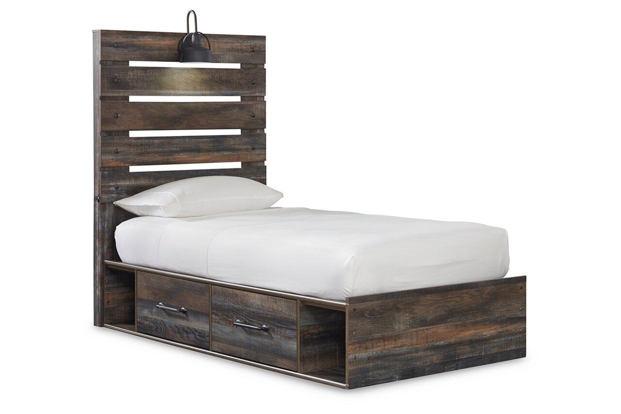 Drystan Multi Twin Panel Bed with Underbed Storage B211B8