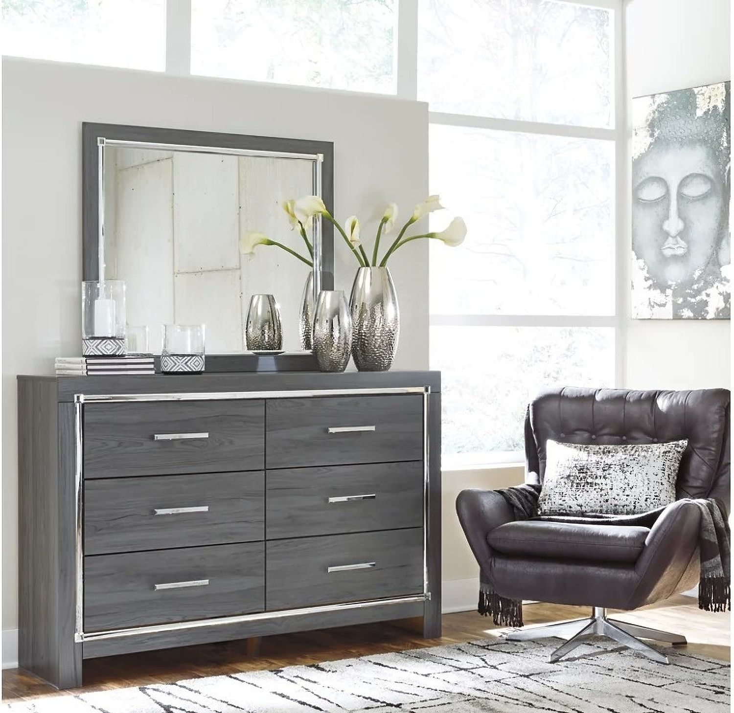 Lodanna Gray Dresser B21431