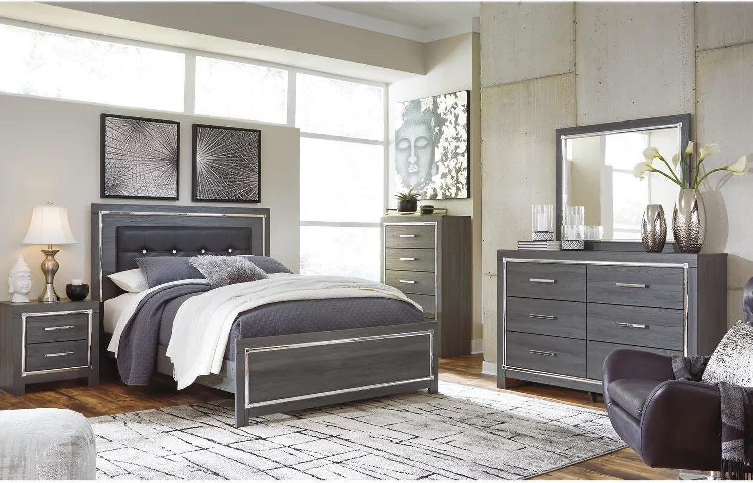 Lodanna Gray Dresser B21431