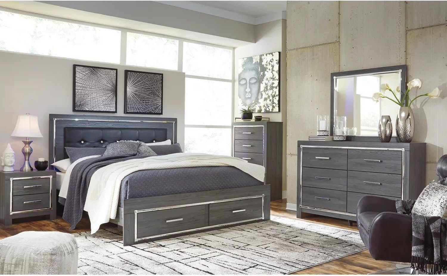Lodanna Gray Dresser B21431