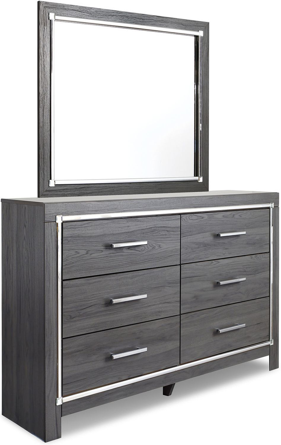 Lodanna Gray Bedroom Mirror B21436