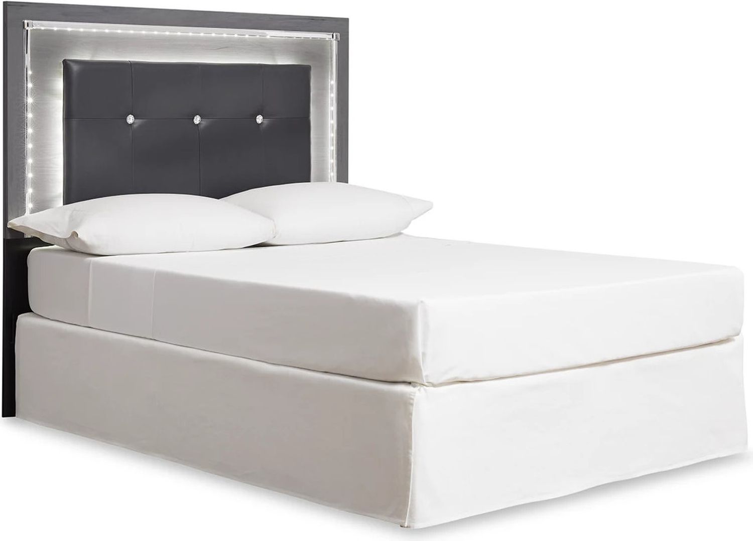 Lodanna Gray Full Upholstered Panel Headboard Only B21487