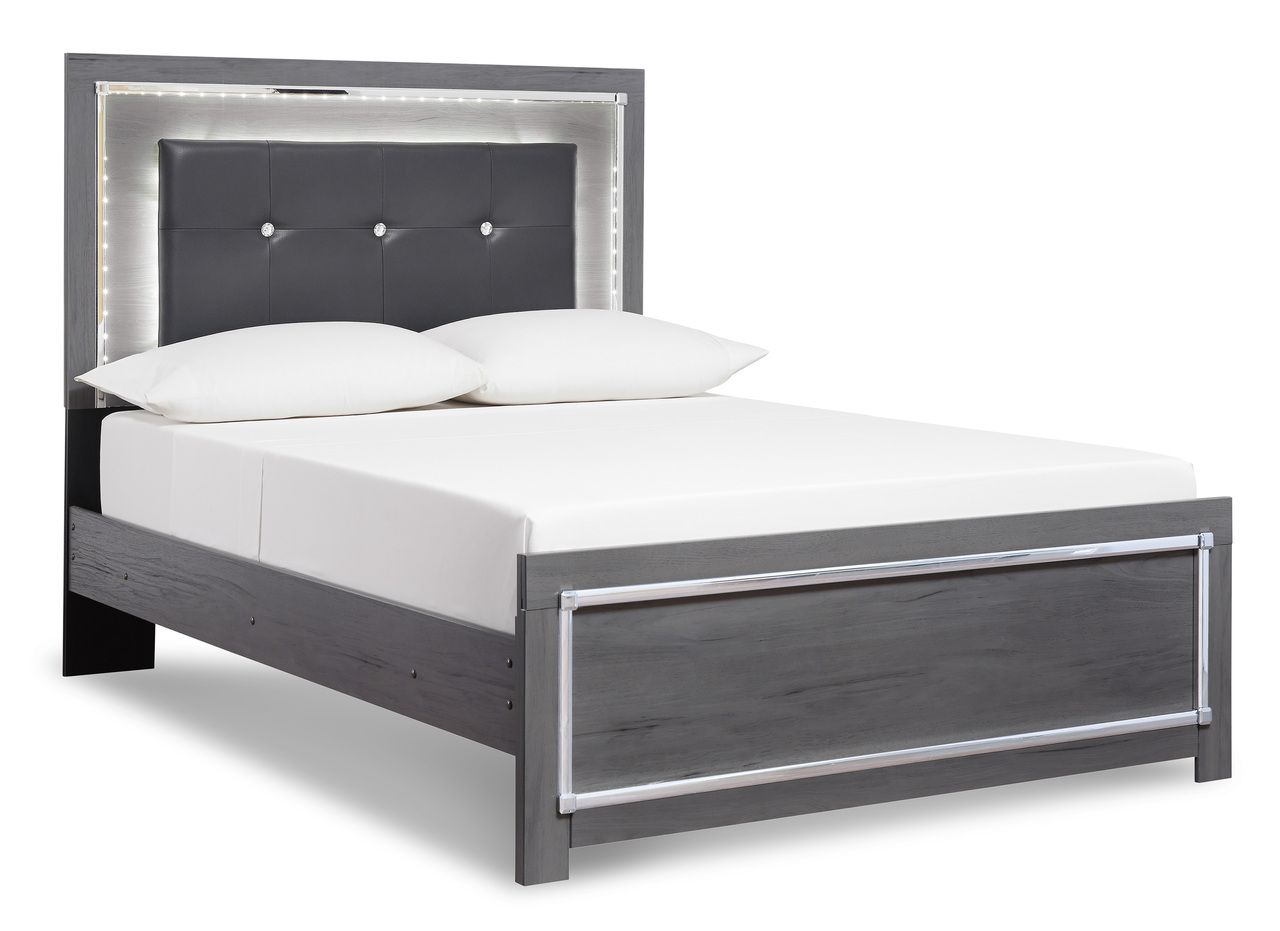 Lodanna Gray Full Upholstered Panel Headboard Only B21487