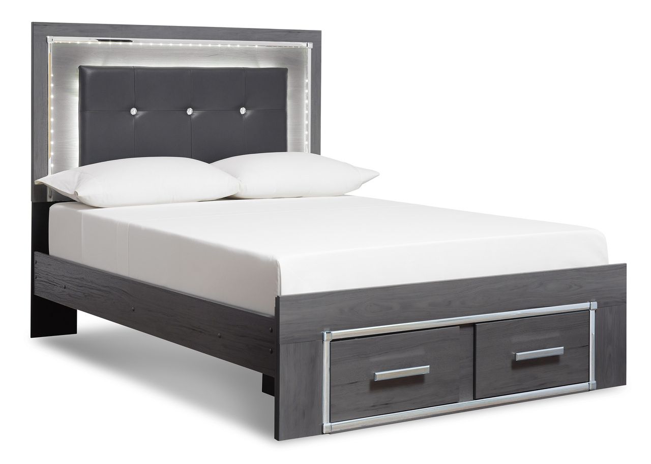 Lodanna Gray Full Upholstered Panel Headboard Only B21487