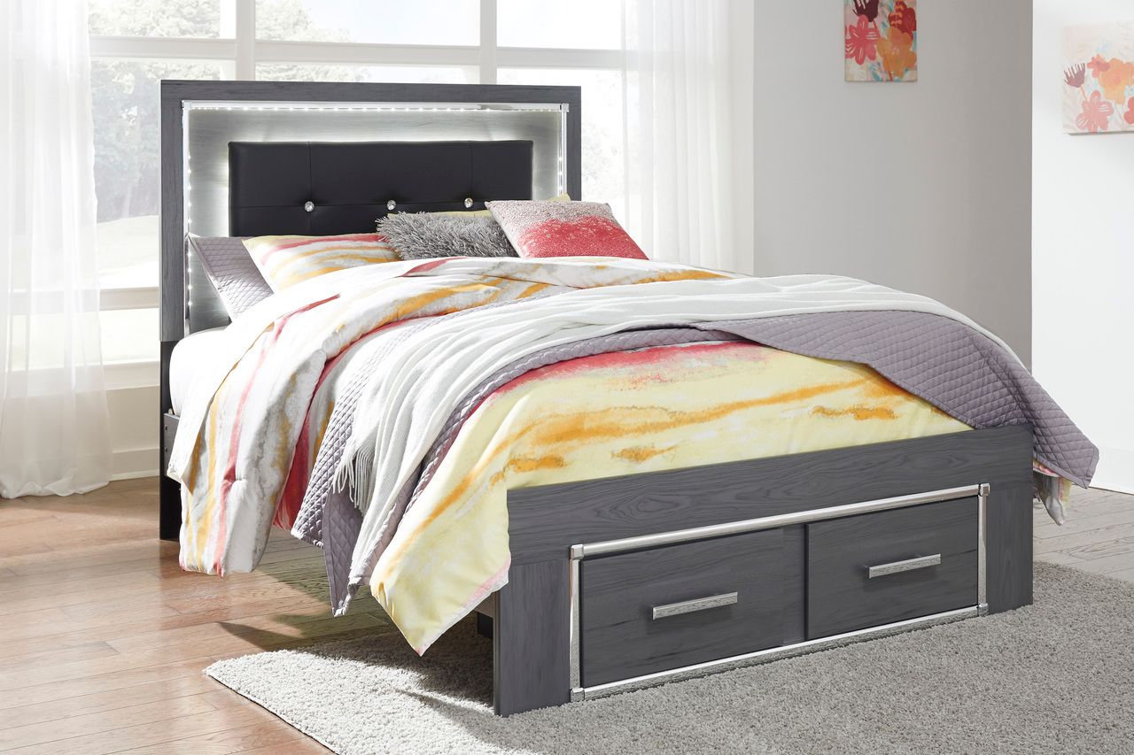 Lodanna Gray Full Upholstered Panel Headboard Only B21487