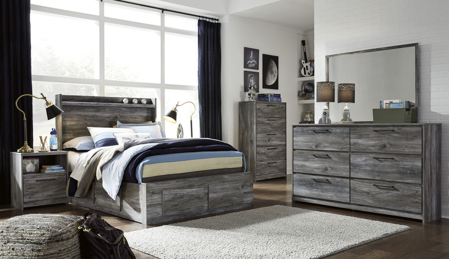 Baystorm Gray Dresser B22131
