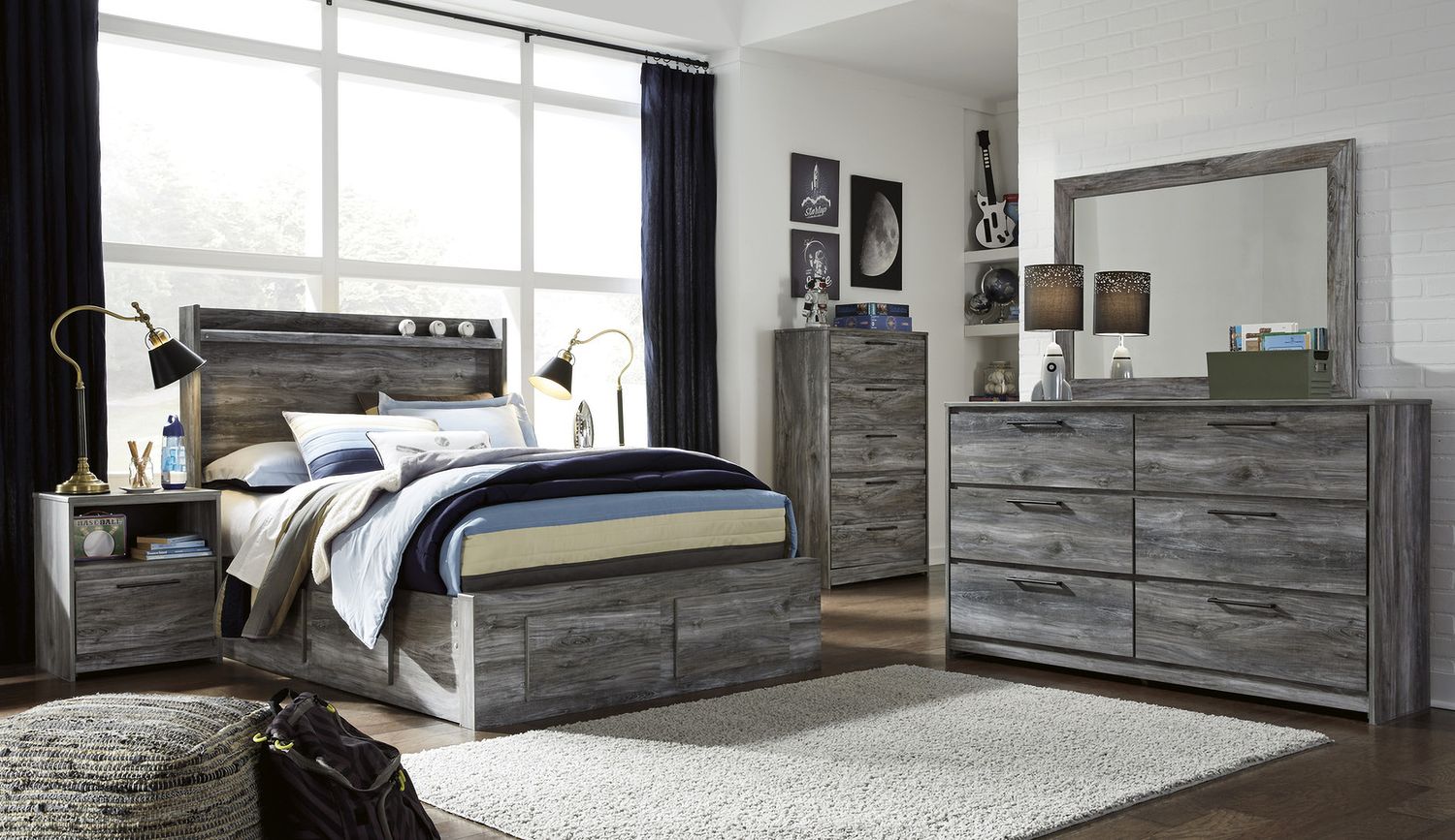 Baystorm Gray Dresser B22131
