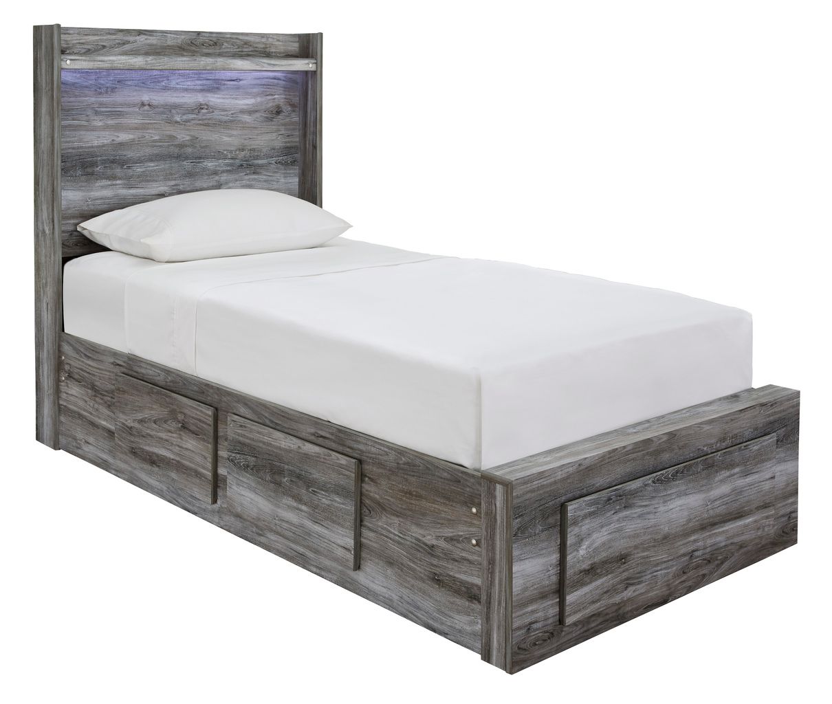 Baystorm Gray Twin Panel Headboard Only B22153