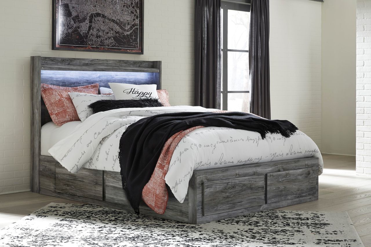 Baystorm Gray Queen Panel Headboard Only B22157