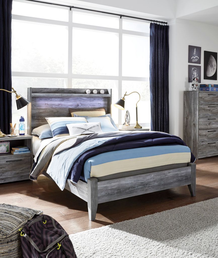Baystorm Gray Full Panel Headboard Only B22187