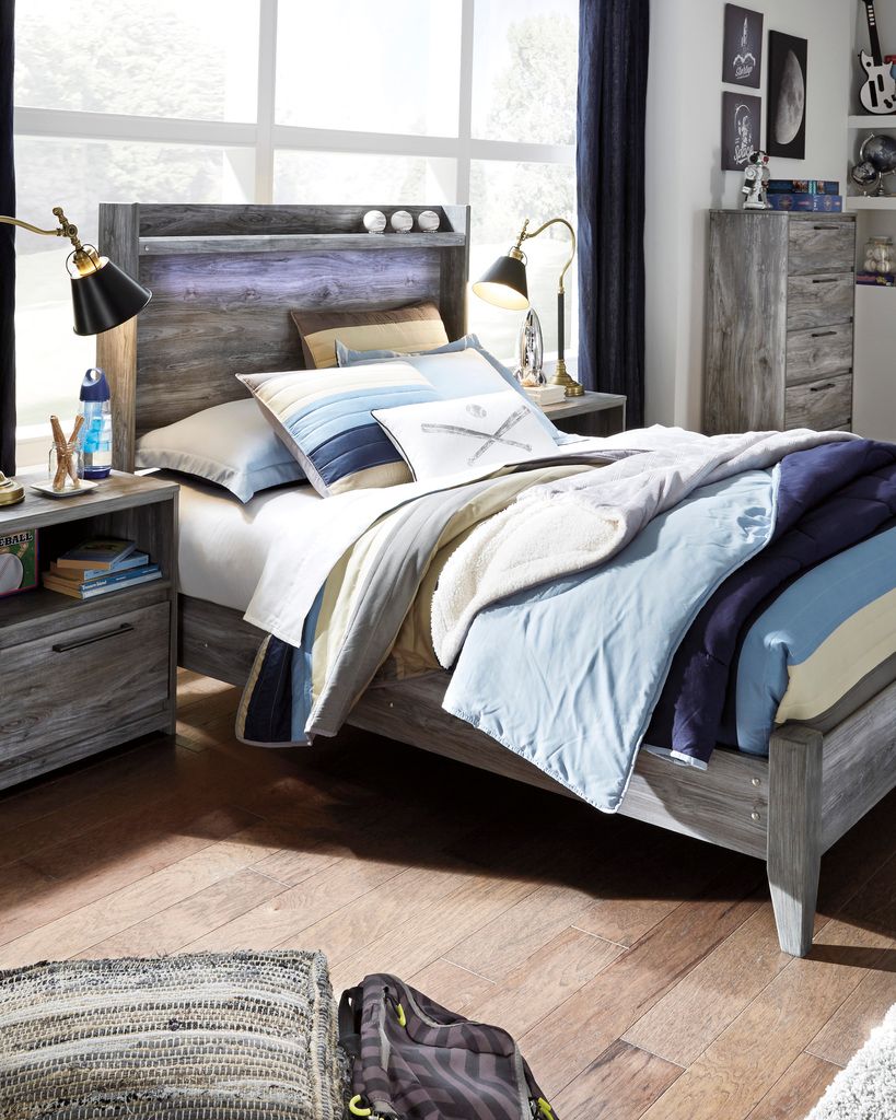 Baystorm Gray Full Panel Headboard Only B22187