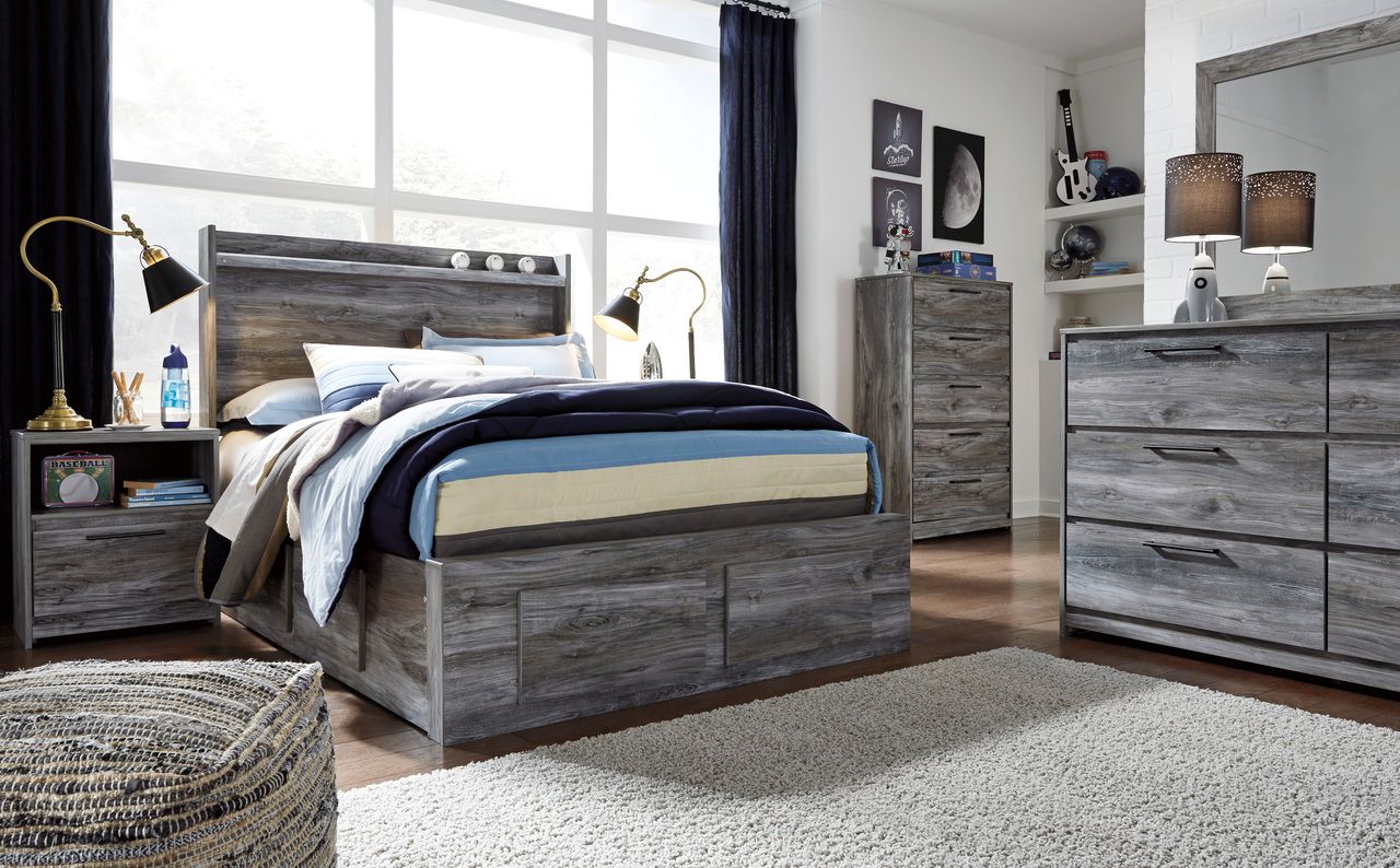 Baystorm Gray Full Panel Headboard Only B22187