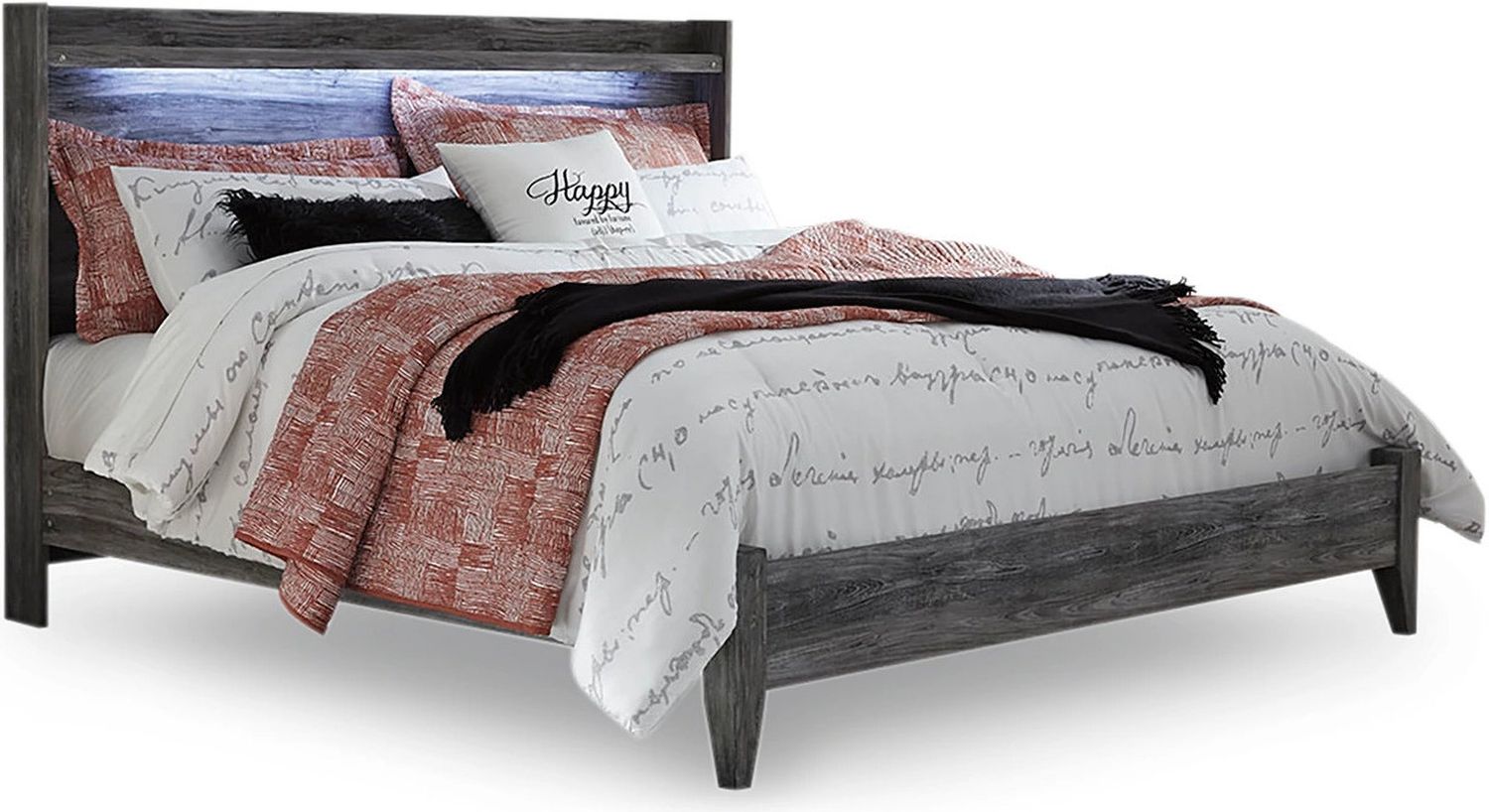 Baystorm King Panel Bed In Gray B221B11