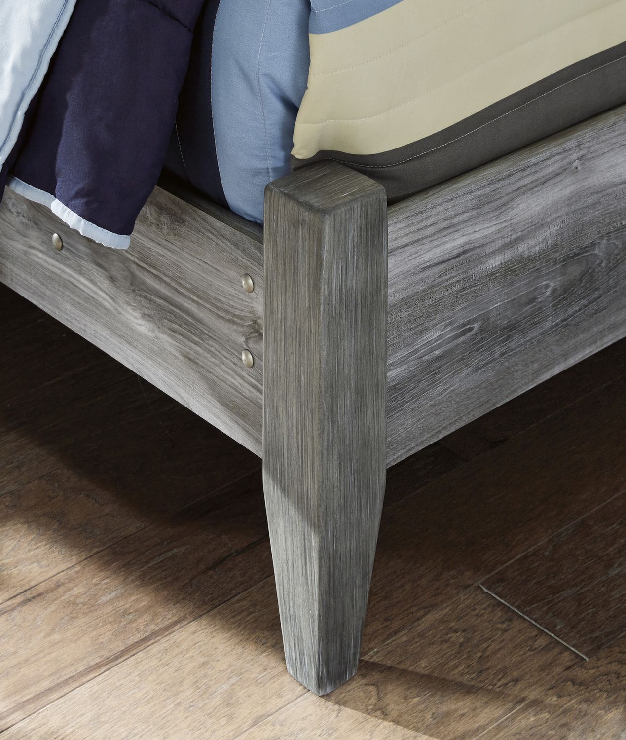 Baystorm Queen Panel Bed In Gray B221B2