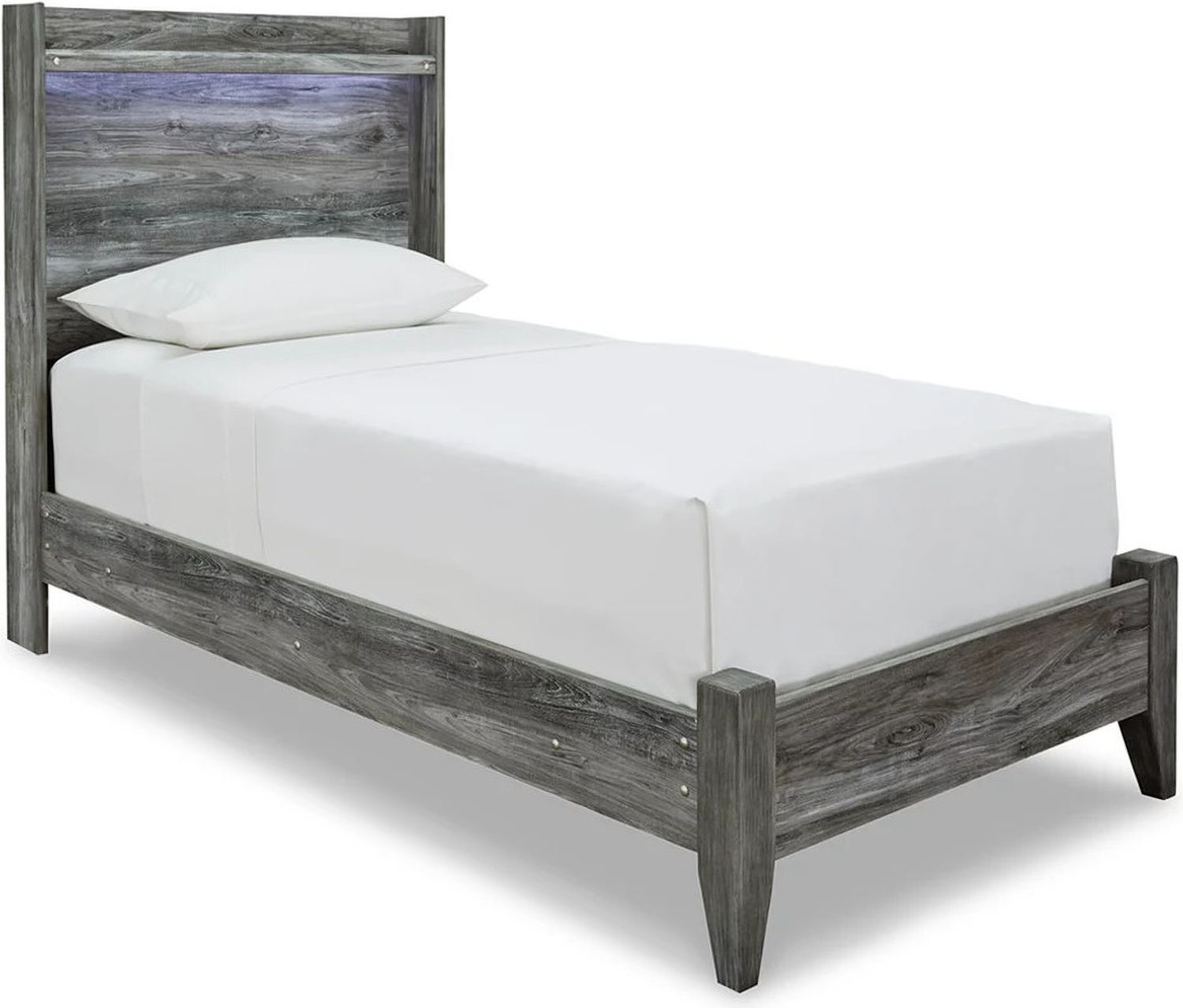 Baystorm Twin Panel Bed In Gray B221B20