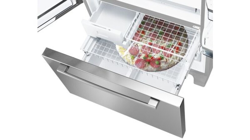 Series 6 French Door Bottom Mount Refrigerator 36'' Stainless Steel, Total No Frost B22CT80SNS