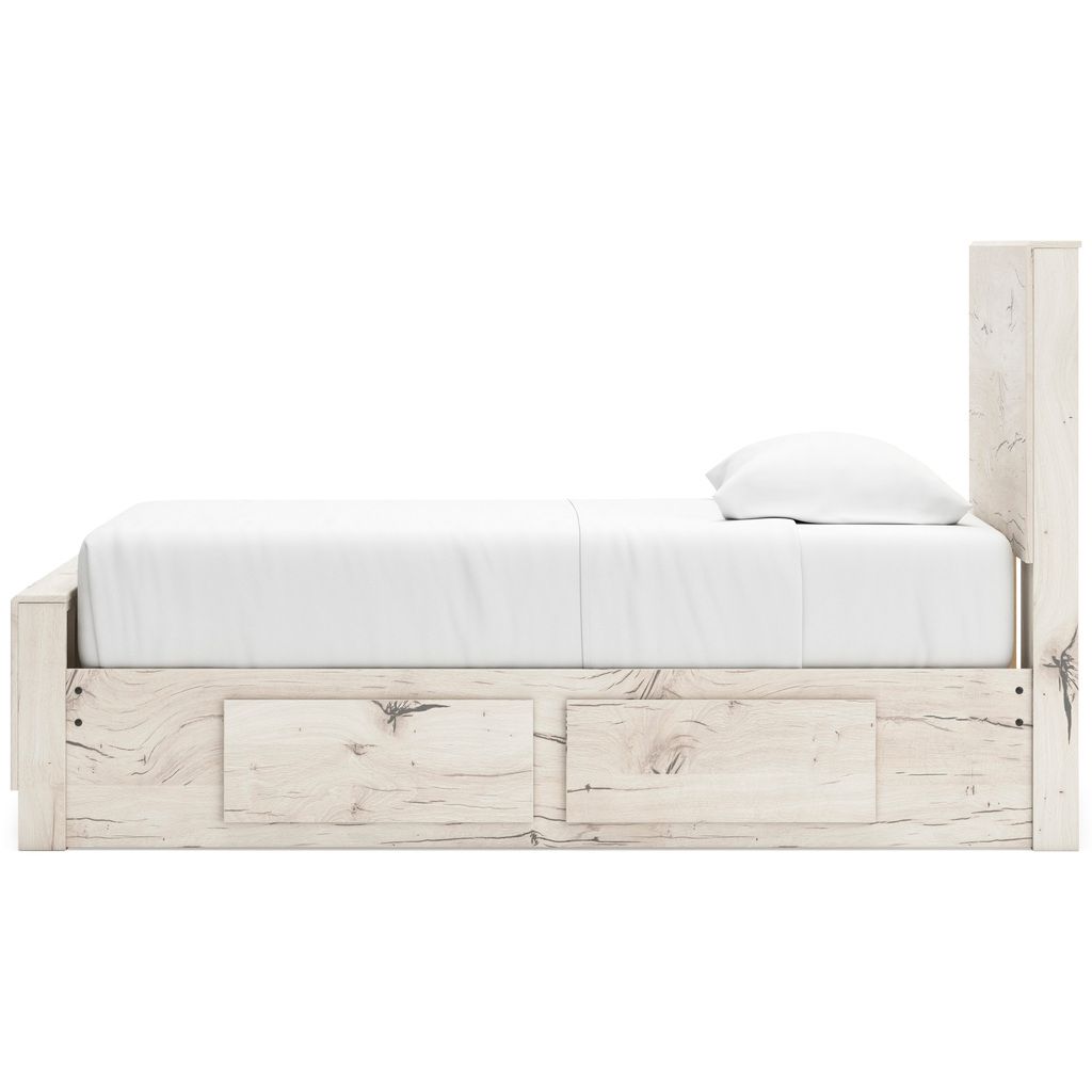 Lawroy Twin Panel Headboard In Light Natural B231053