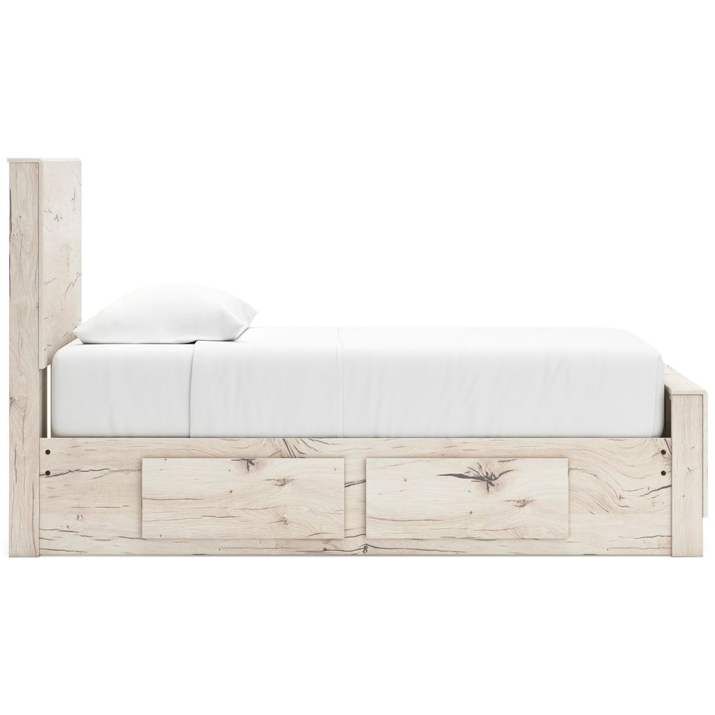 Lawroy Twin Panel Headboard In Light Natural B231053