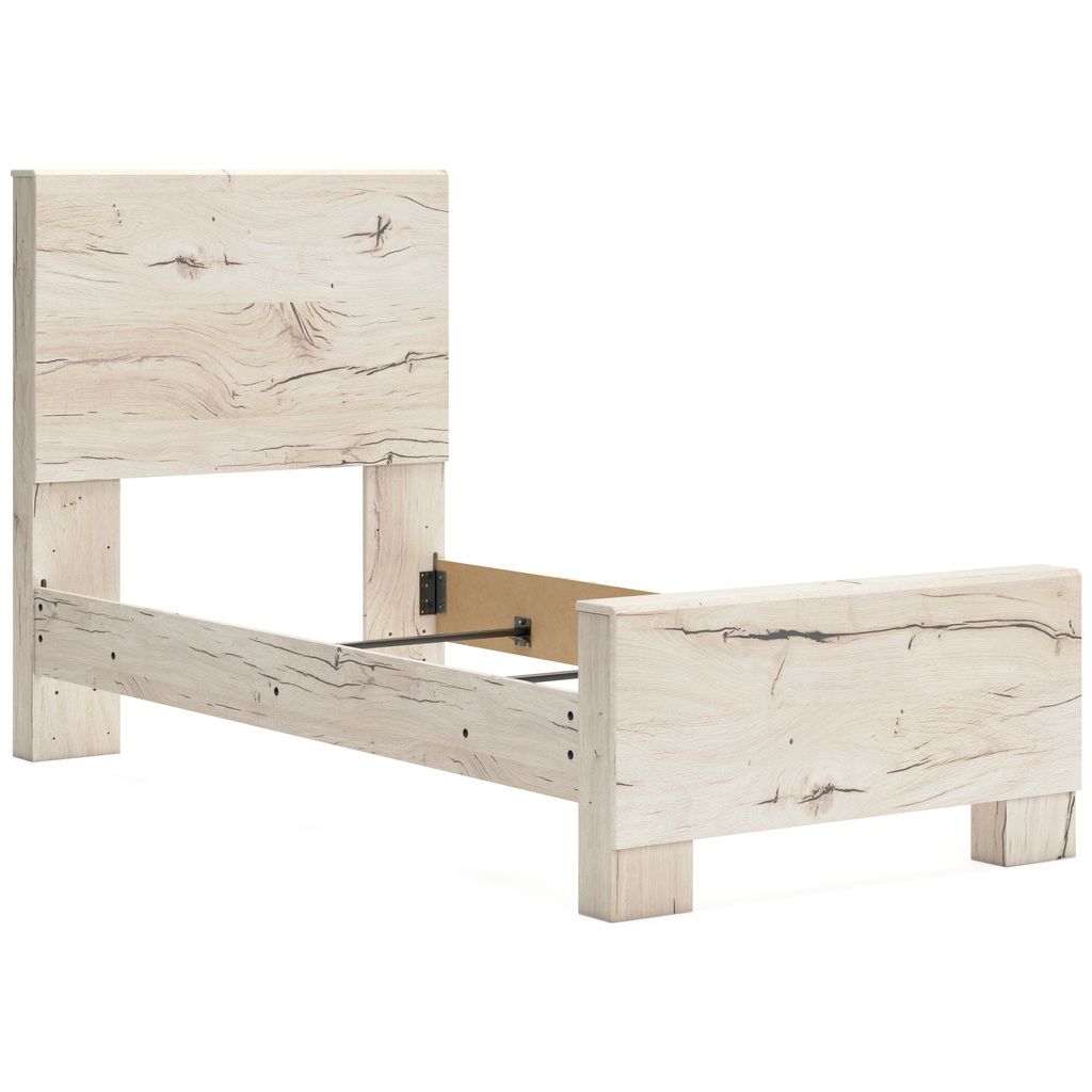 Lawroy Twin Panel Headboard In Light Natural B231053