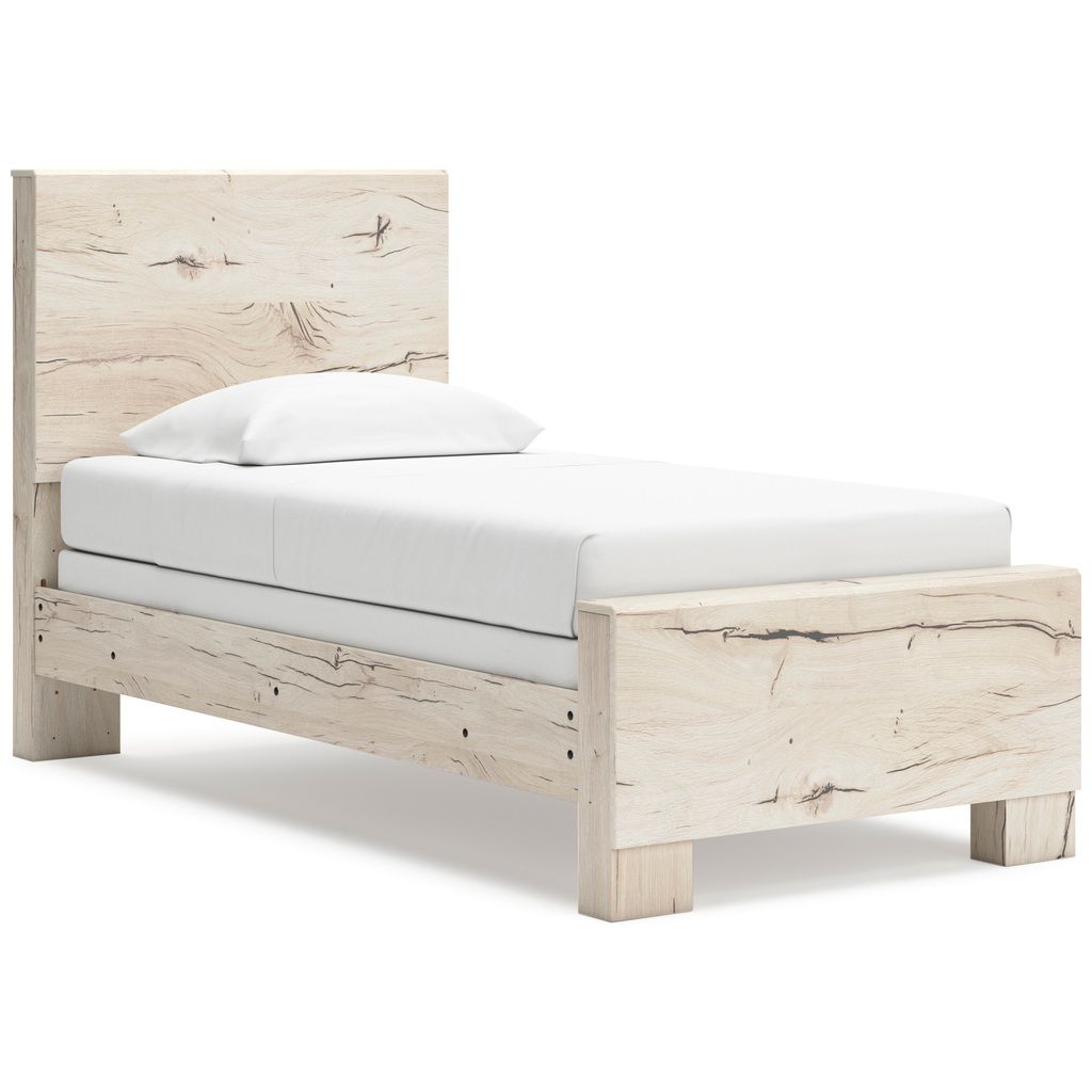 Lawroy Twin Panel Headboard In Light Natural B231053